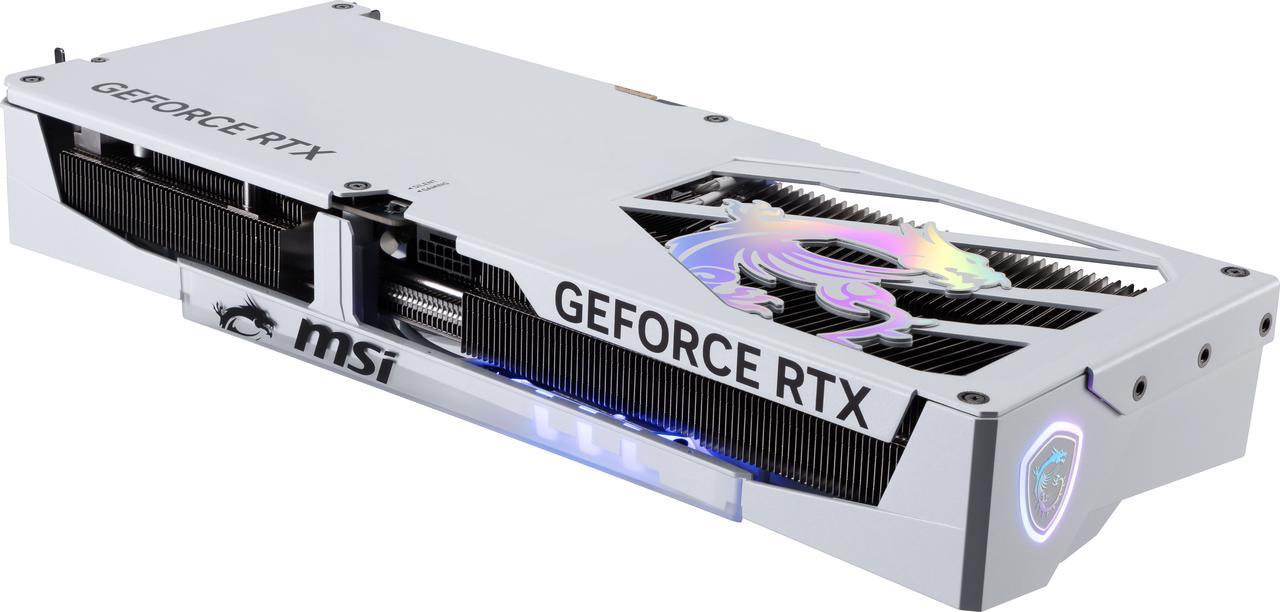 Alt view image 8 of 13 - MSI Gaming GeForce RTX 5080 16GB GDDR7 PCI Express 5.0 Graphics Card RTX 5080 16G GAMING TRIO OC WHITE