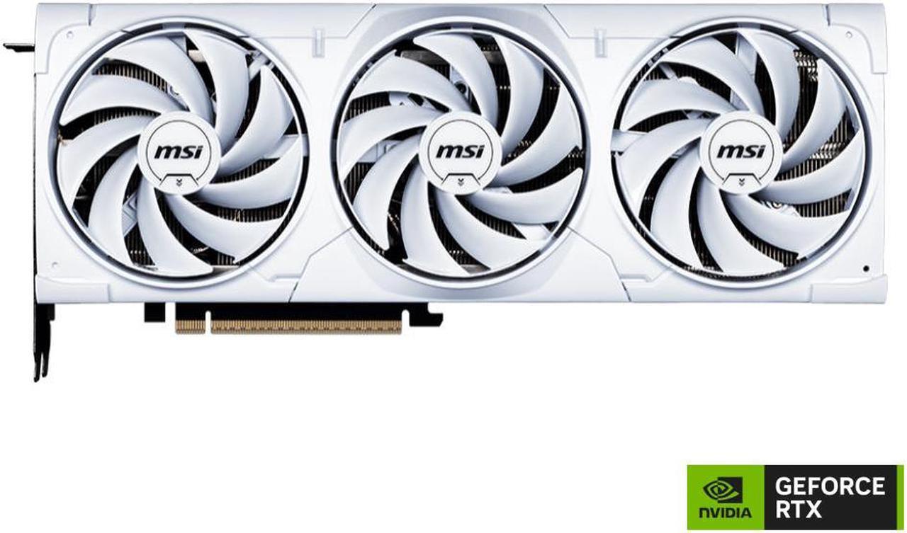 Alt view image 2 of 8 - MSI Ventus GeForce RTX 5080 16GB GDDR7 PCI Express 5.0 Graphics Card RTX 5080 16G VENTUS 3X OC WHITE