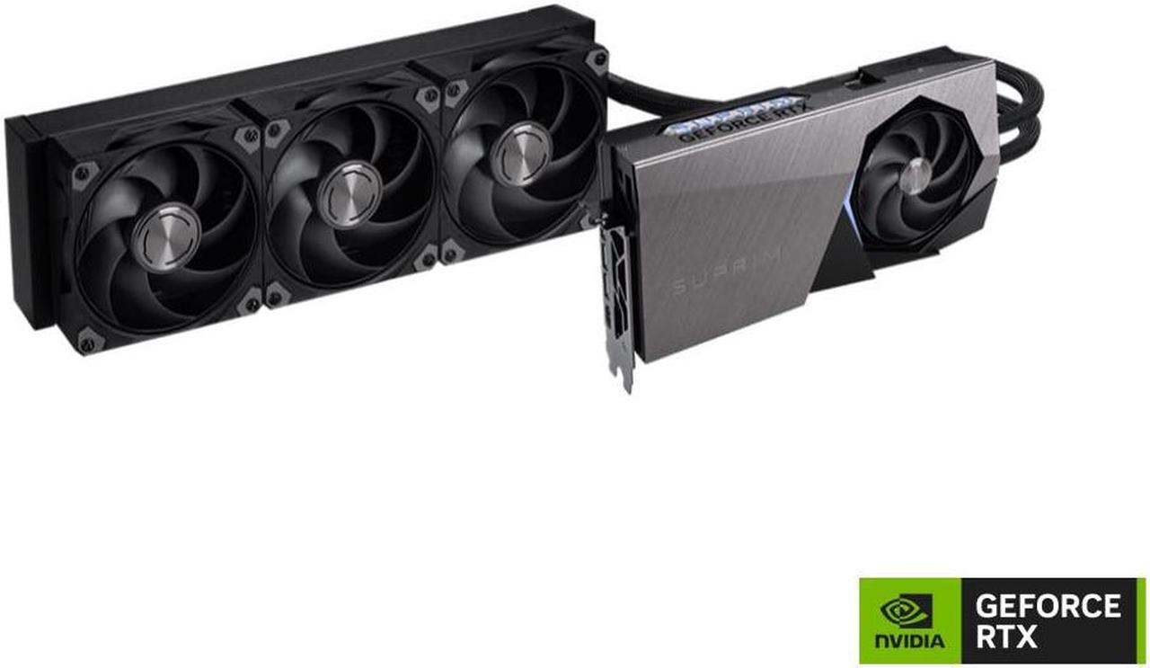 Alt view image 2 of 6 - MSI Suprim GeForce RTX 5090 32GB GDDR7 PCI Express 5.0 Graphics Card RTX 5090 32G SUPRIM LIQUID SOC