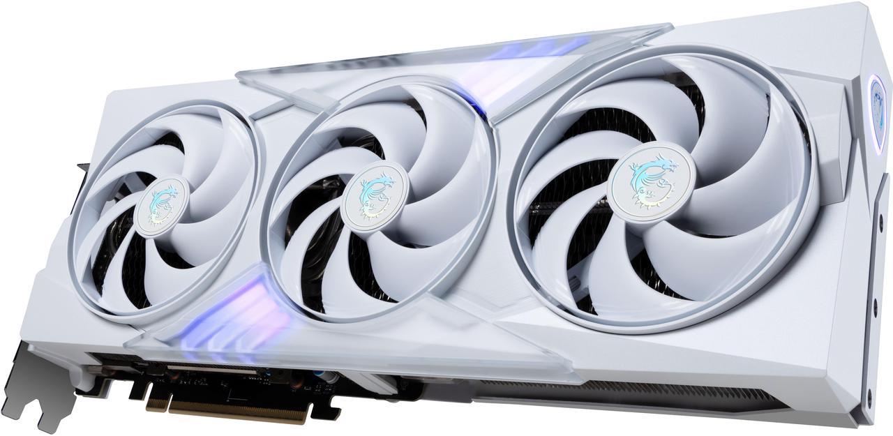 Alt view image 4 of 13 - MSI Gaming GeForce RTX 5070 Ti 16GB GDDR7 PCI Express 5.0 Graphics Card RTX 5070 Ti 16G GAMING TRIO OC WHITE