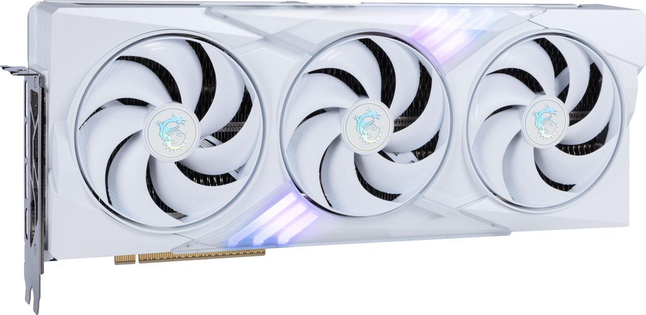 Alt view image 5 of 13 - MSI Gaming GeForce RTX 5070 Ti 16GB GDDR7 PCI Express 5.0 Graphics Card RTX 5070 Ti 16G GAMING TRIO OC WHITE