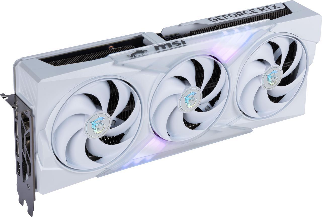 Alt view image 6 of 13 - MSI Gaming GeForce RTX 5070 Ti 16GB GDDR7 PCI Express 5.0 Graphics Card RTX 5070 Ti 16G GAMING TRIO OC WHITE