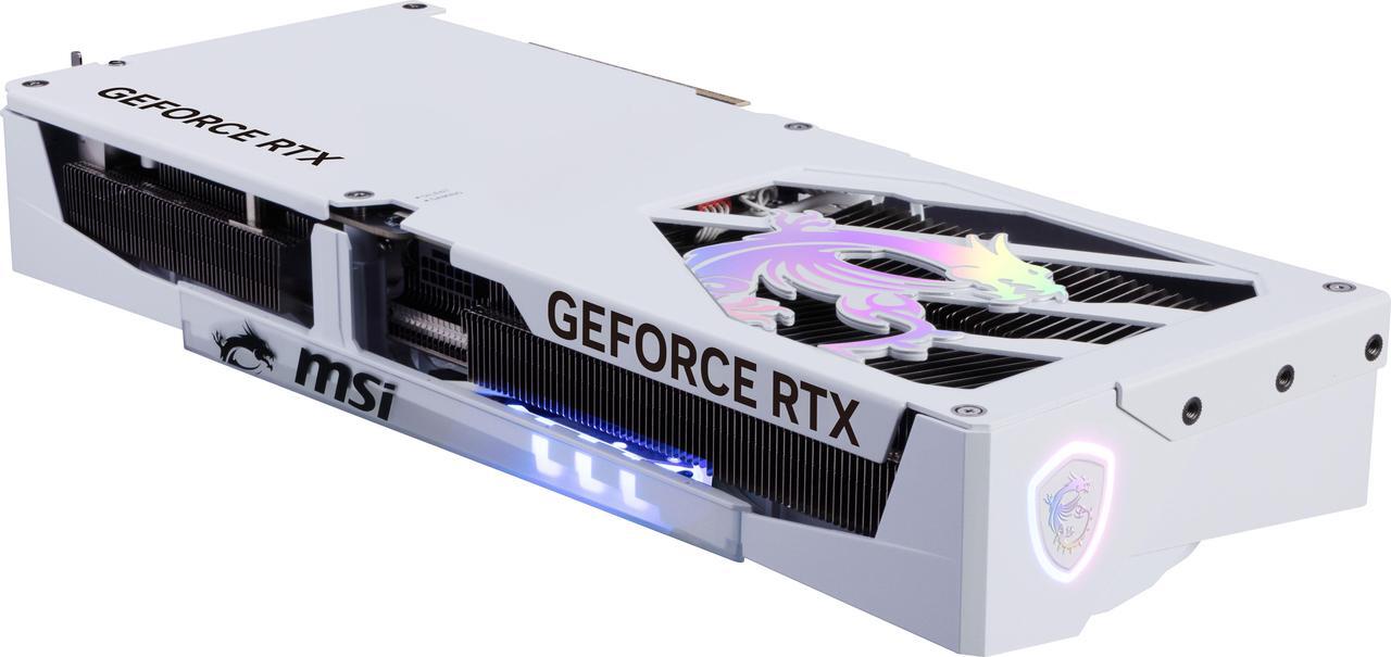 Alt view image 8 of 13 - MSI Gaming GeForce RTX 5070 Ti 16GB GDDR7 PCI Express 5.0 Graphics Card RTX 5070 Ti 16G GAMING TRIO OC WHITE