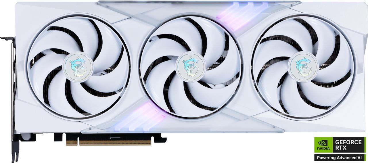 Alt view image 2 of 13 - MSI Gaming GeForce RTX 5070 Ti 16GB GDDR7 PCI Express 5.0 Graphics Card RTX 5070 Ti 16G GAMING TRIO OC WHITE