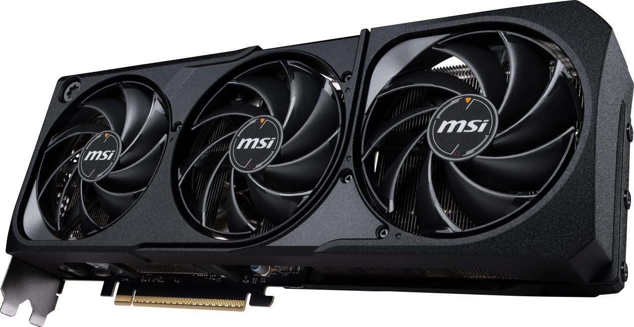 Alt view image 3 of 12 - MSI SHADOW GeForce RTX 5070 Ti 16GB GDDR7 PCI Express 5.0 Graphics Card RTX 5070 TI 16G SHADOW 3X OC