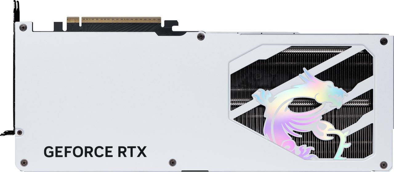 Alt view image 3 of 12 - MSI Gaming GeForce RTX 5070 12GB GDDR7 PCI Express 5.0 Graphics Card RTX 5070 12G GAMING TRIO OC WHITE