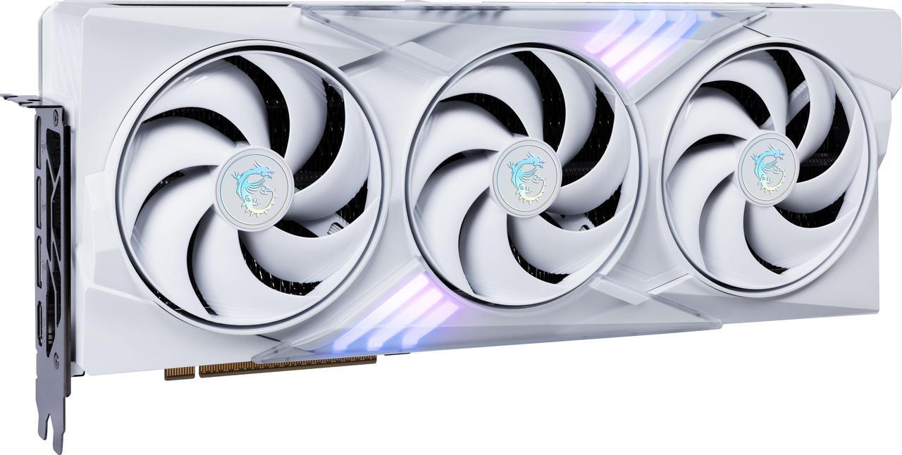 Alt view image 5 of 12 - MSI Gaming GeForce RTX 5070 12GB GDDR7 PCI Express 5.0 Graphics Card RTX 5070 12G GAMING TRIO OC WHITE
