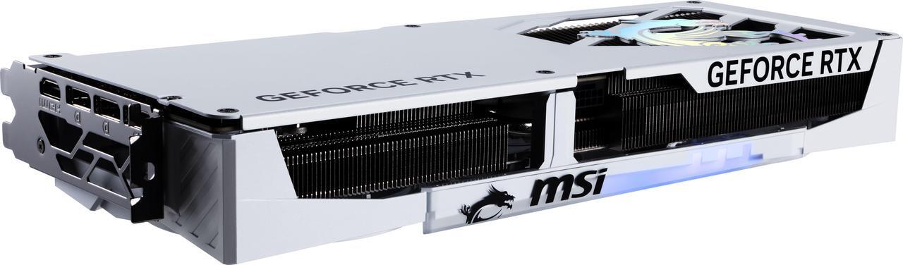 Alt view image 7 of 12 - MSI Gaming GeForce RTX 5070 12GB GDDR7 PCI Express 5.0 Graphics Card RTX 5070 12G GAMING TRIO OC WHITE