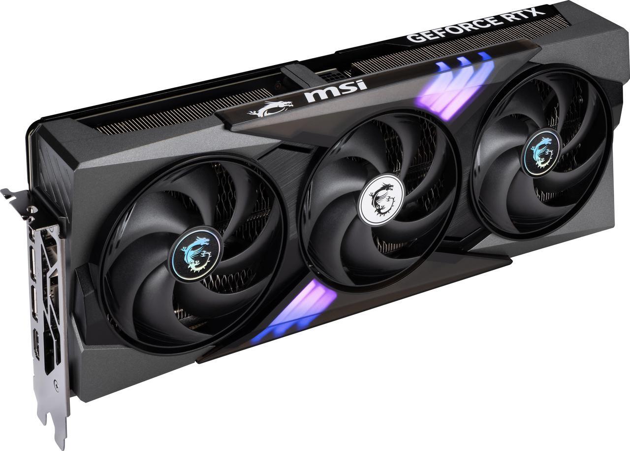 Alt view image 6 of 13 - MSI Gaming GeForce RTX 5070 12GB GDDR7 PCI Express 5.0 Graphics Card RTX 5070 12G GAMING TRIO OC