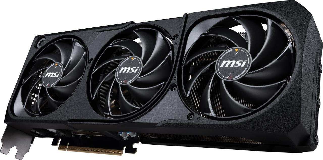 Alt view image 4 of 11 - MSI SHADOW GeForce RTX 5070 12GB GDDR7 PCI Express 5.0 Graphics Card RTX 5070 12G SHADOW 3X OC