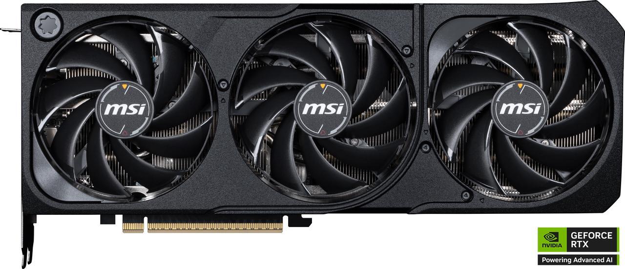 Alt view image 2 of 11 - MSI SHADOW GeForce RTX 5070 12GB GDDR7 PCI Express 5.0 Graphics Card RTX 5070 12G SHADOW 3X OC