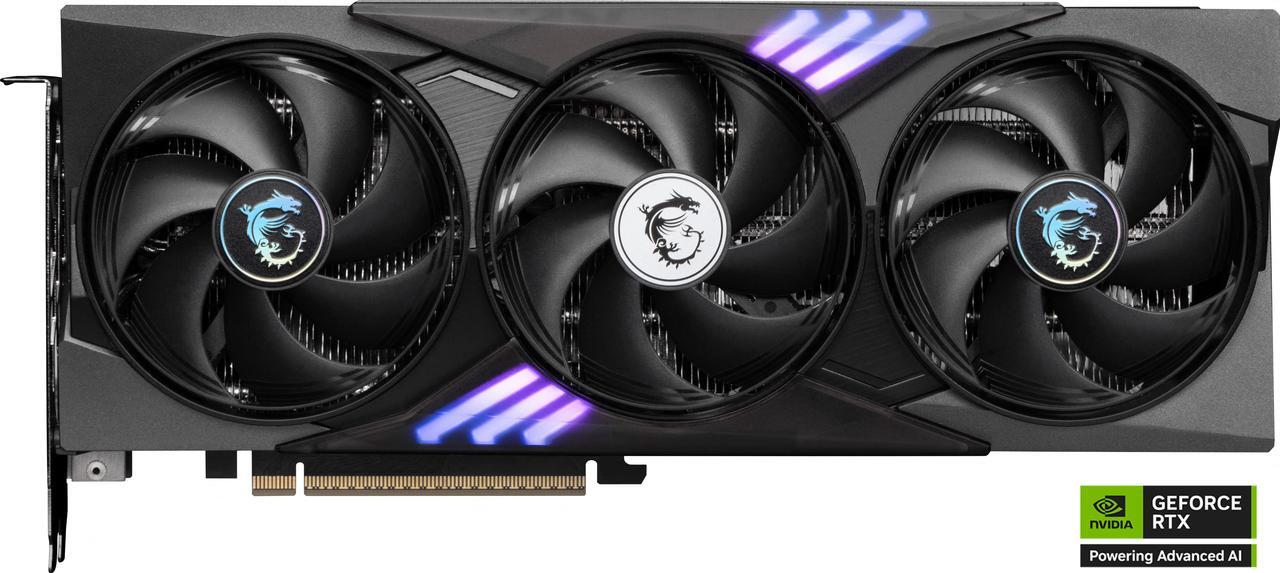 Alt view image 2 of 11 - MSI Gaming GeForce RTX 5060 Ti 16GB GDDR7 PCI Express 5.0 x 16 (use x8) Graphics Card RTX 5060 Ti 16G GAMING TRIO OC
