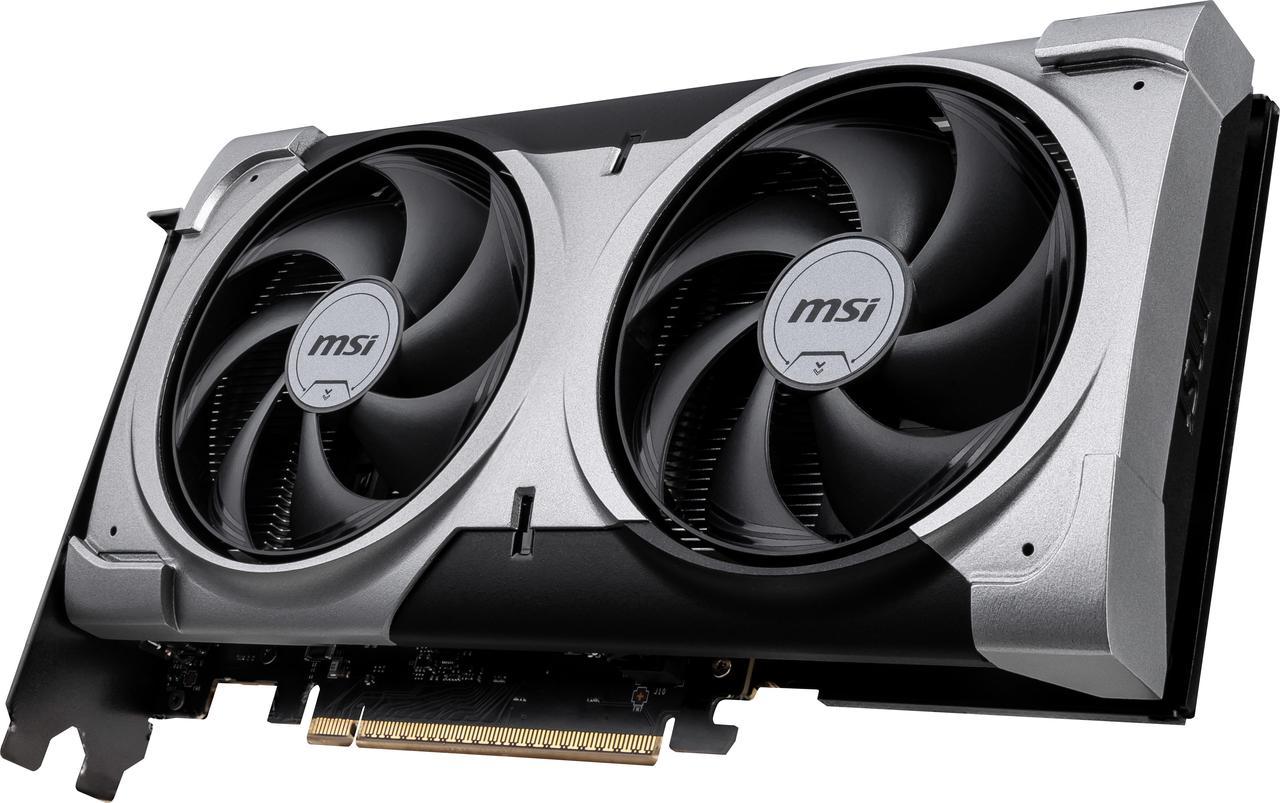 Alt view image 4 of 9 - MSI Ventus GeForce RTX 5060 Ti 16GB GDDR7 PCI Express 5.0 x 16 (use x8) Graphics Card RTX 5060 Ti 16G VENTUS 2X OC PLUS