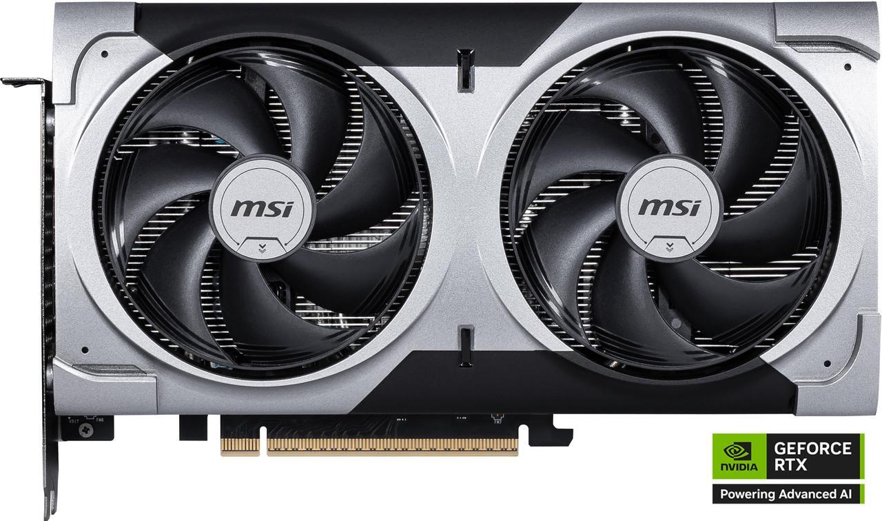 Alt view image 2 of 9 - MSI Ventus GeForce RTX 5060 Ti 16GB GDDR7 PCI Express 5.0 x 16 (use x8) Graphics Card RTX 5060 Ti 16G VENTUS 2X OC PLUS
