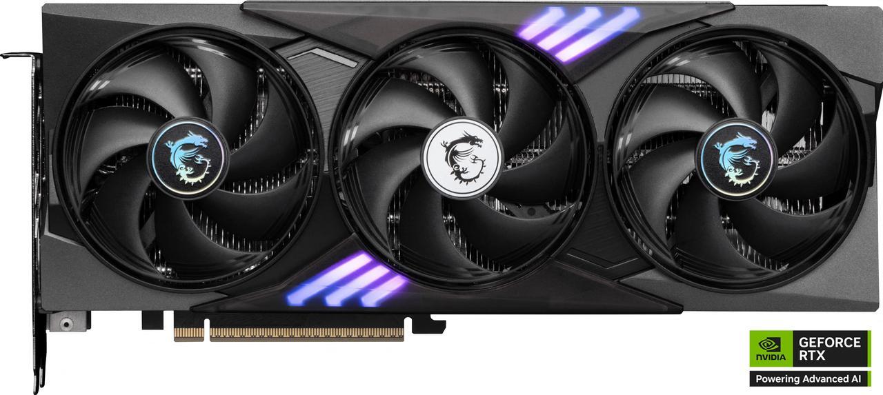 Alt view image 2 of 10 - MSI Gaming GeForce RTX 5060 Ti 8GB GDDR7 PCI Express 5.0 x 16 (use x8) Graphics Card RTX 5060 Ti 8G GAMING TRIO OC