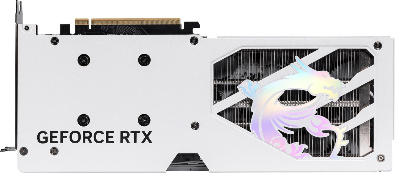 Alt view image 3 of 12 - MSI Gaming GeForce RTX 5060 8GB GDDR7 PCI Express 5.0 x 16 (use x8) Graphics Card RTX 5060 8G GAMING TRIO OC WHITE