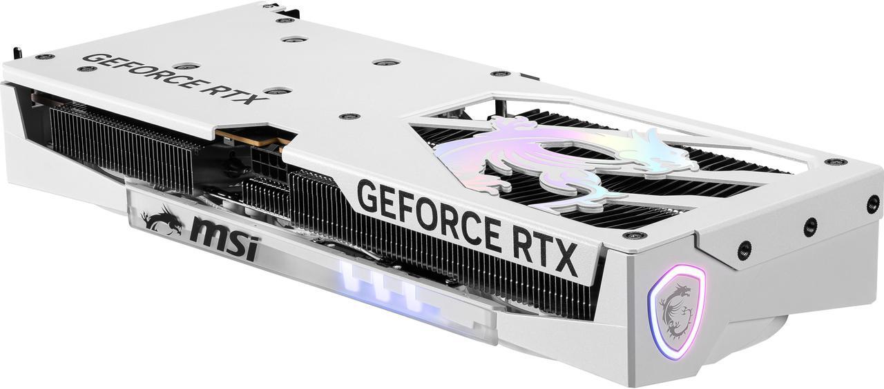 Alt view image 8 of 12 - MSI Gaming GeForce RTX 5060 8GB GDDR7 PCI Express 5.0 x 16 (use x8) Graphics Card RTX 5060 8G GAMING TRIO OC WHITE