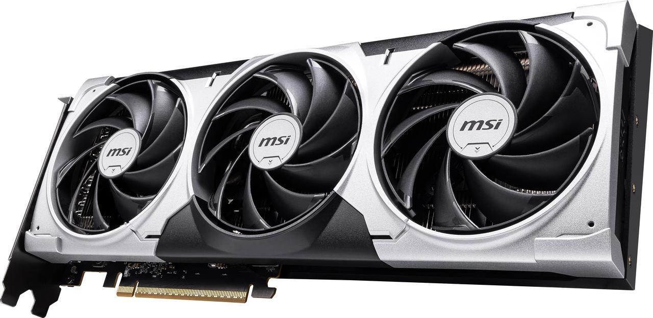Alt view image 4 of 10 - MSI Ventus GeForce RTX 5060 8GB GDDR7 PCI Express 5.0 x 16 (use x8) Graphics Card RTX 5060 8G VENTUS 3X OC