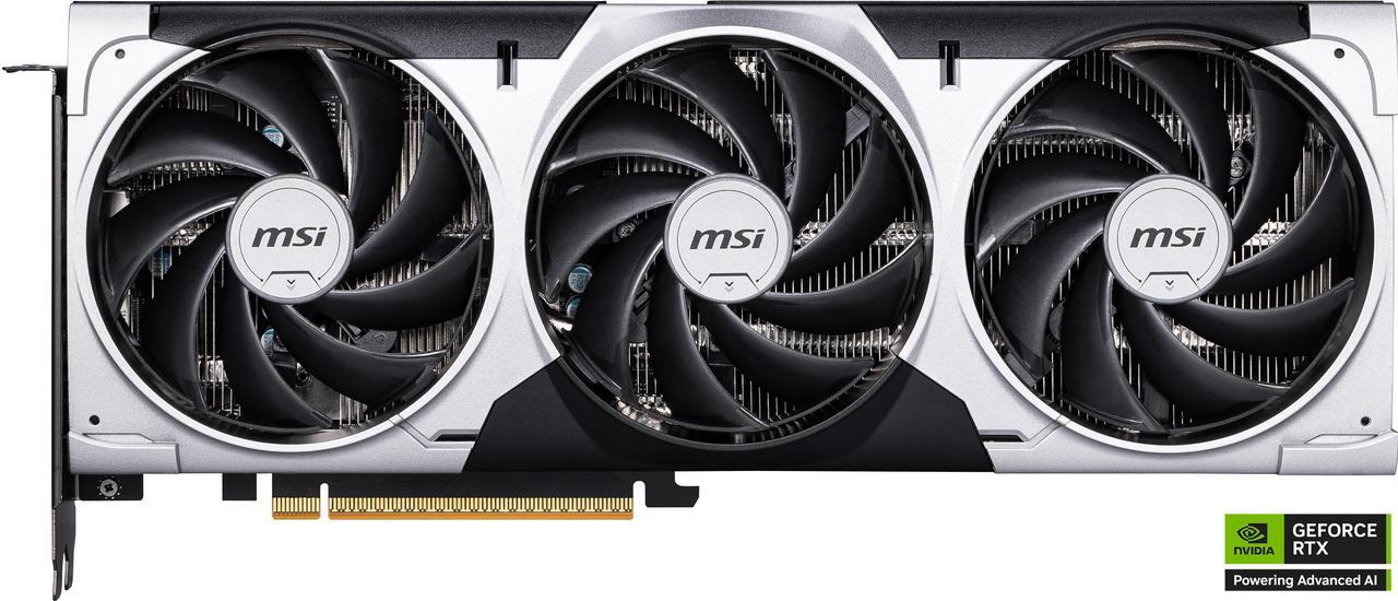 Alt view image 2 of 10 - MSI Ventus GeForce RTX 5060 8GB GDDR7 PCI Express 5.0 x 16 (use x8) Graphics Card RTX 5060 8G VENTUS 3X OC