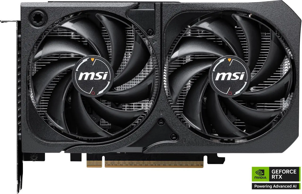 Alt view image 2 of 11 - MSI SHADOW GeForce RTX 5060 8GB GDDR7 PCI Express 5.0 x 16 (use x8) Graphics Card RTX 5060 8G SHADOW 2X OC