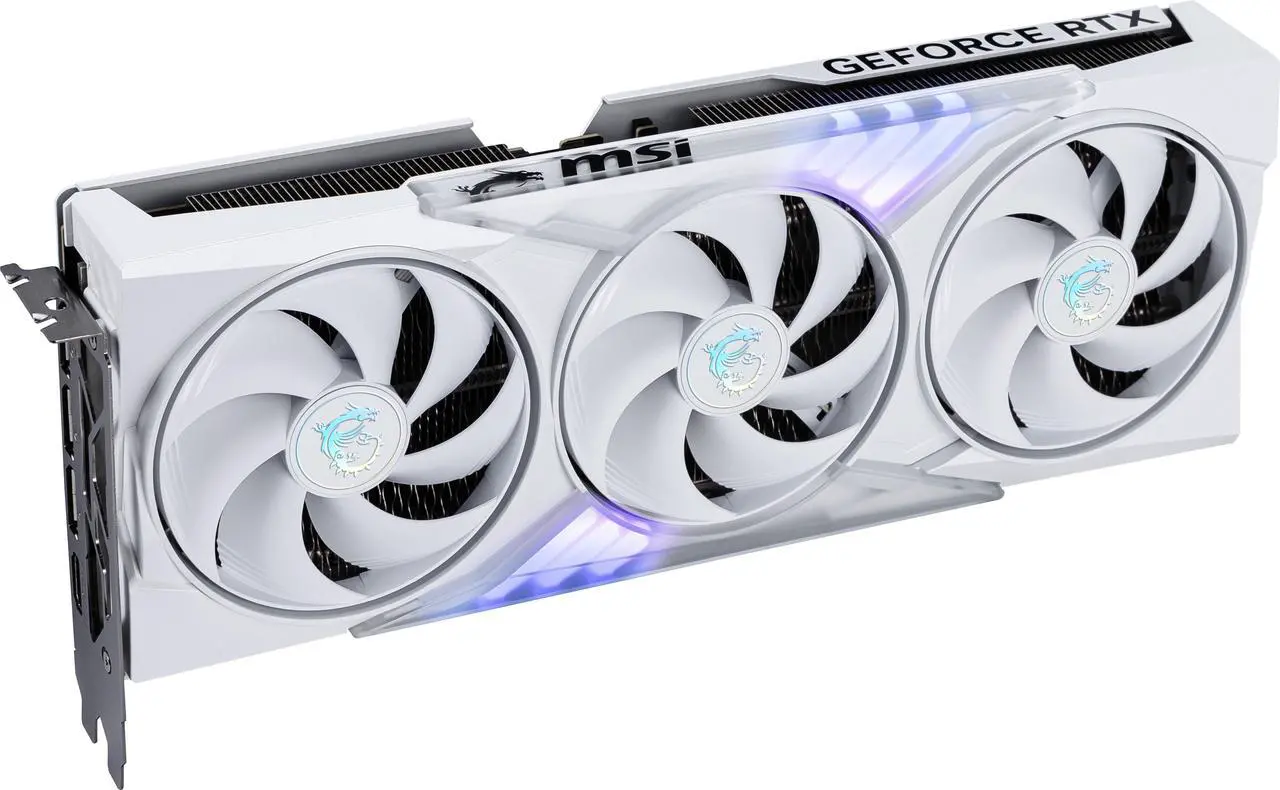 Alt view image 6 of 11 - MSI Gaming GeForce RTX 5060 Ti 8GB GDDR7 PCI Express 5.0 x 16 (use x8) Graphics Card RTX 5060 Ti 8G GAMING TRIO OC WHITE