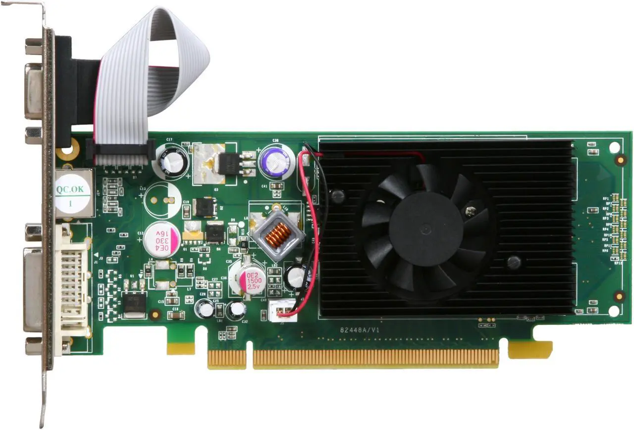 Alt view image 3 of 5 - JATON GeForce 8400 GS 256MB DDR2 PCI Express x16 Low Profile Ready Graphics Card Video-PX8400GS_LX