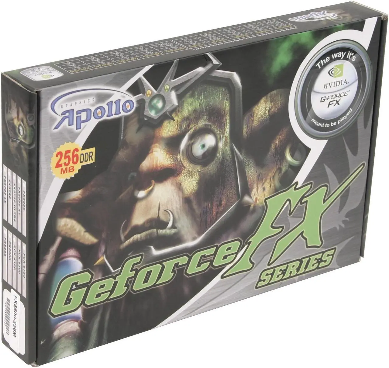 Alt view image 6 of 6 - Apollo GeForce FX 5500 256MB DDR AGP 4X/8X Graphics Card FX5500