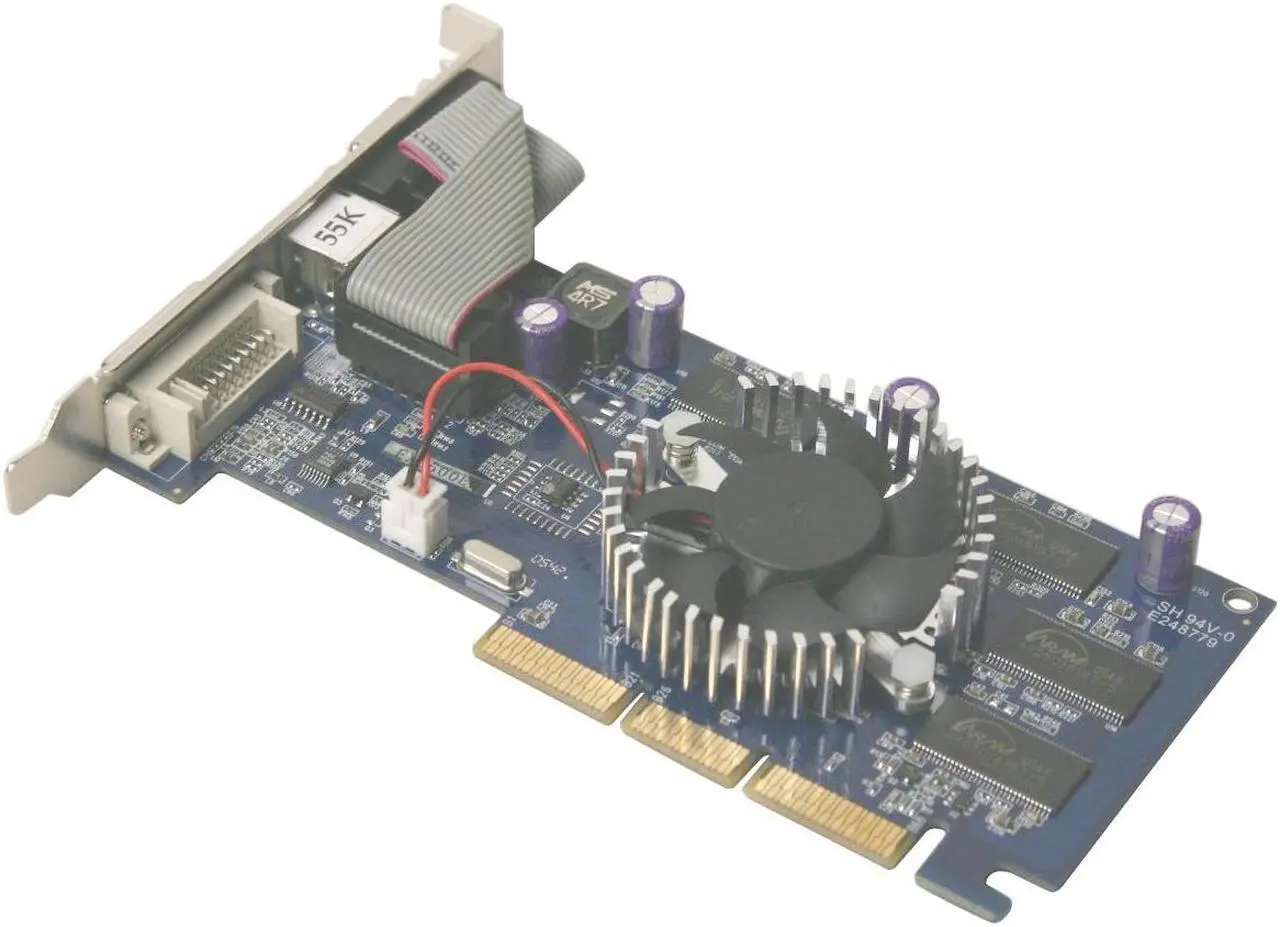 Alt view image 3 of 6 - Apollo GeForce FX 5500 256MB DDR AGP 4X/8X Graphics Card FX5500