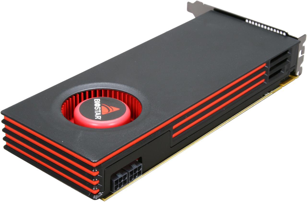 Alt view image 4 of 5 - BIOSTAR Radeon HD 6870 1GB DDR5 PCI Express 2.1 x16 CrossFireX Support Video Card with Eyefinity VA6875NPG2
