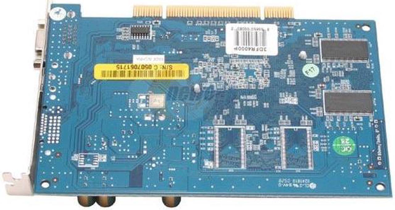 Alt view image 3 of 5 - 3D Fuzion GeForce MX4000 128MB DDR PCI Graphics Card 3DFR4000P