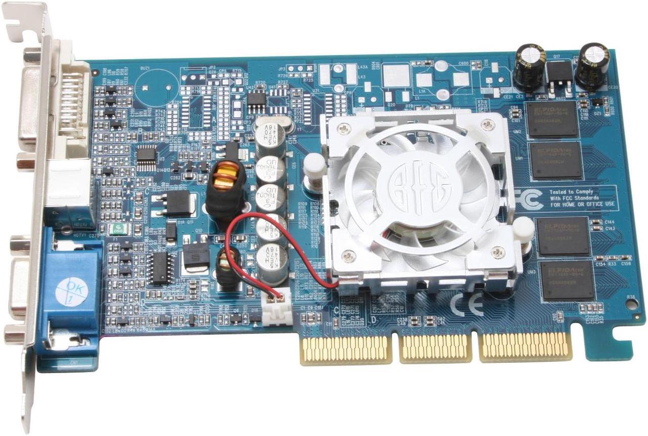 Alt view image 2 of 5 - BFG Tech GeForce 6200 256MB DDR AGP 4X/8X Graphics Card BFGR62256OC