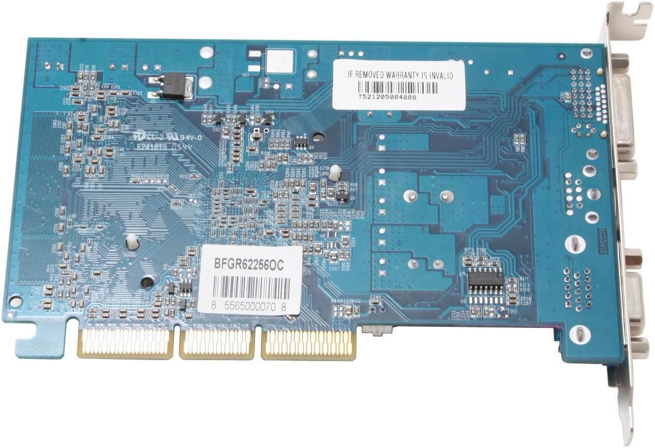 Alt view image 3 of 5 - BFG Tech GeForce 6200 256MB DDR AGP 4X/8X Graphics Card BFGR62256OC