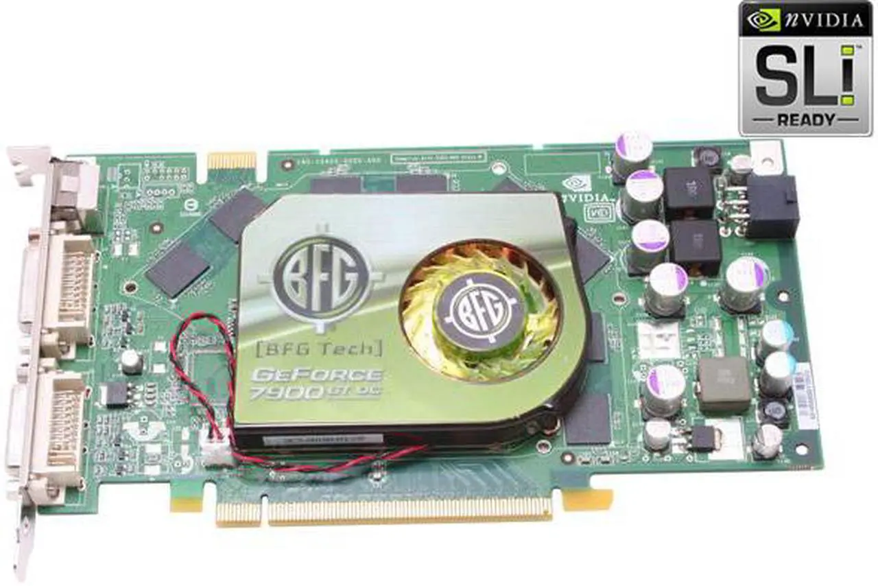Alt view image 3 of 7 - BFG Tech GeForce 7900GT 256MB GDDR3 PCI Express x16 SLI Support Graphics Card BFGR79256GTOCE
