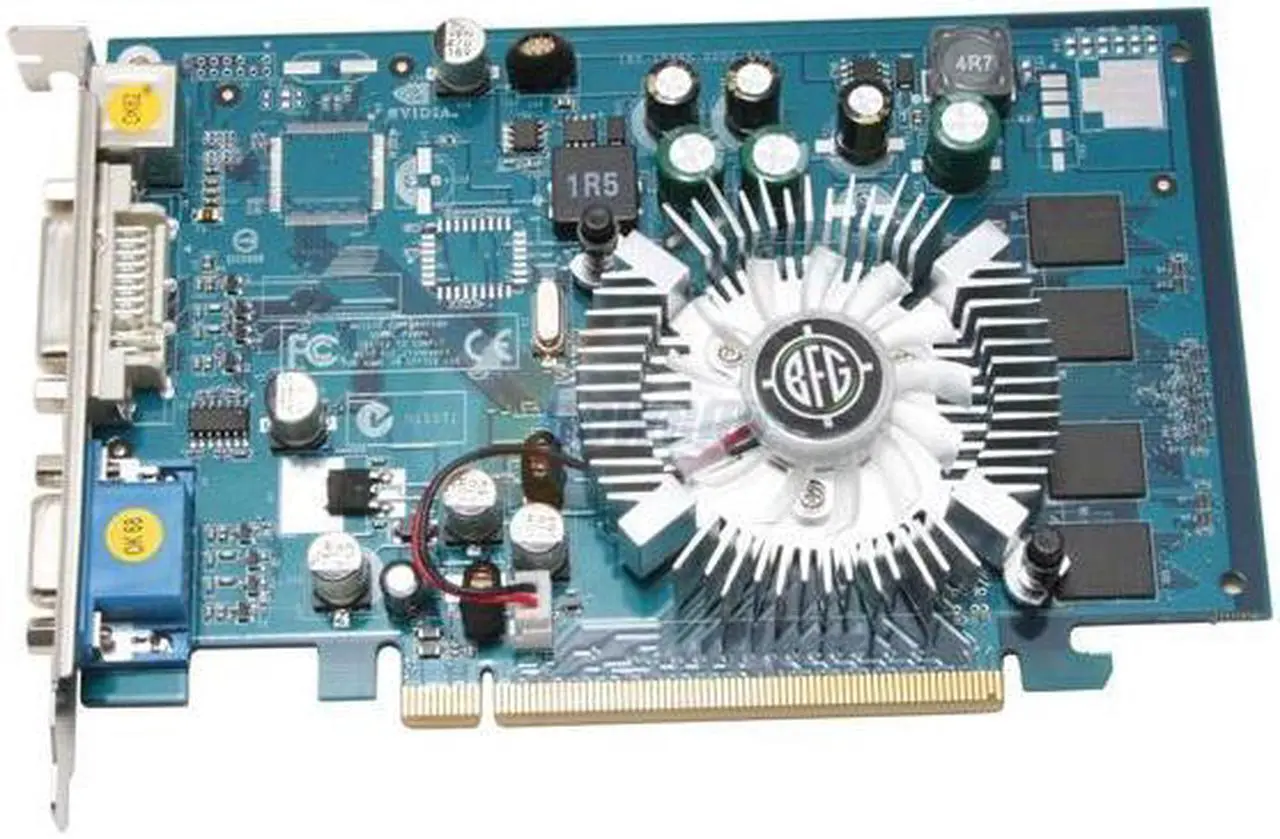Alt view image 2 of 5 - BFG Tech GeForce 7300GS 512MB(256MB on board) GDDR2 PCI Express x16 Graphics Card BFGR73256GSOCE