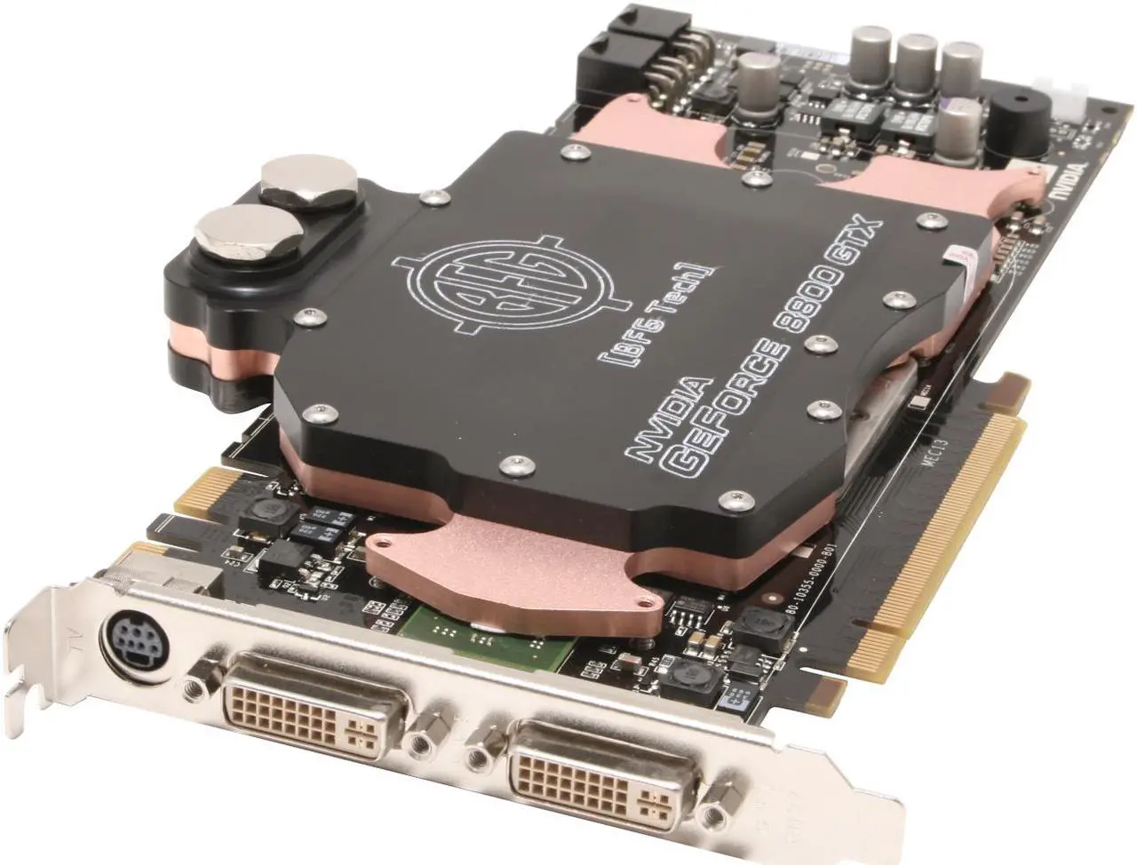 Alt view image 2 of 8 - BFG Tech GeForce 8800 GTX 768MB GDDR3 PCI Express x16 SLI Support Graphics Card BFGR88768GTXWC25E