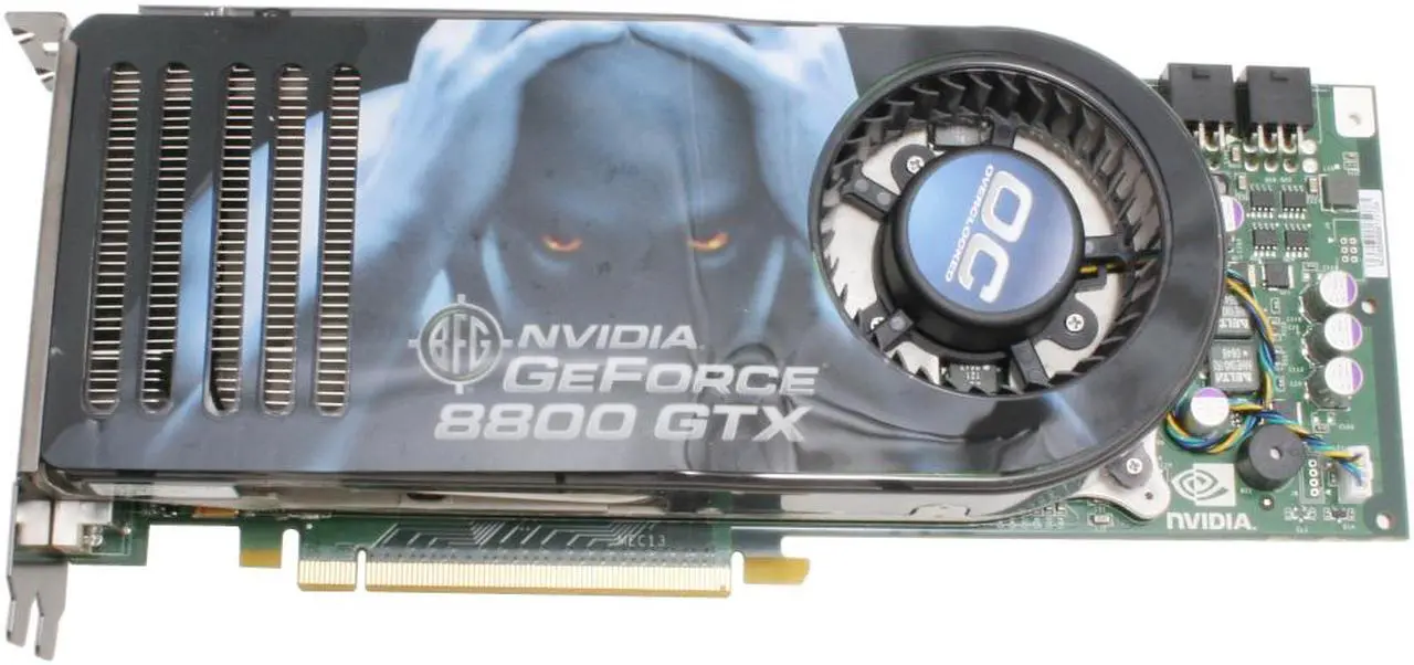 Alt view image 2 of 8 - BFG Tech GeForce 8800 GTX 768MB GDDR3 PCI Express x16 SLI Support Graphics Card BFGR88768GTXOCE
