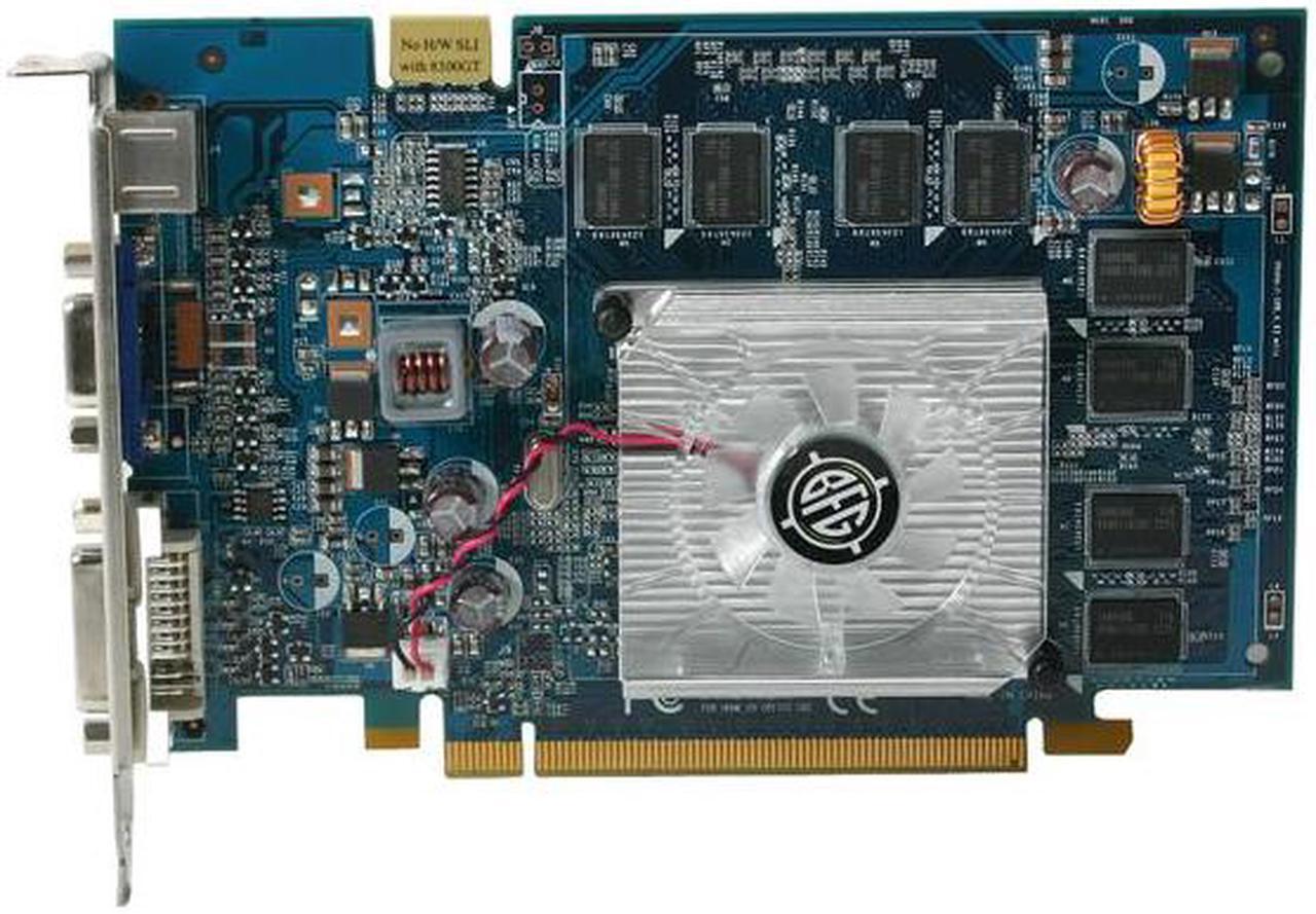 Alt view image 2 of 2 - BFG Tech GeForce 8500 GT 512MB GDDR2 PCI Express x16 SLI Support Video Card BFGE85512GTE