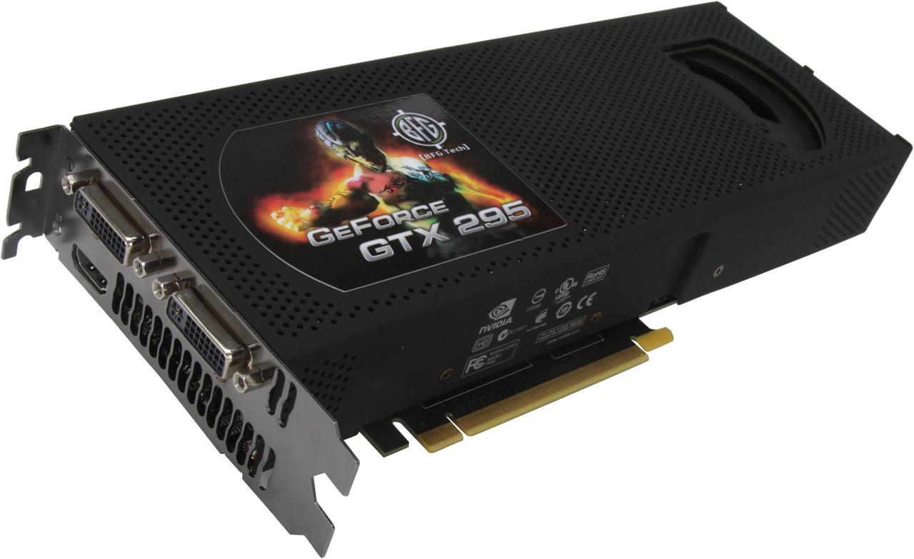 Main image of BFG Tech GeForce GTX 295 1792MB GDDR3 PCI Express 2.0 x16 SLI Support Video Card BFGEGTX2951792E