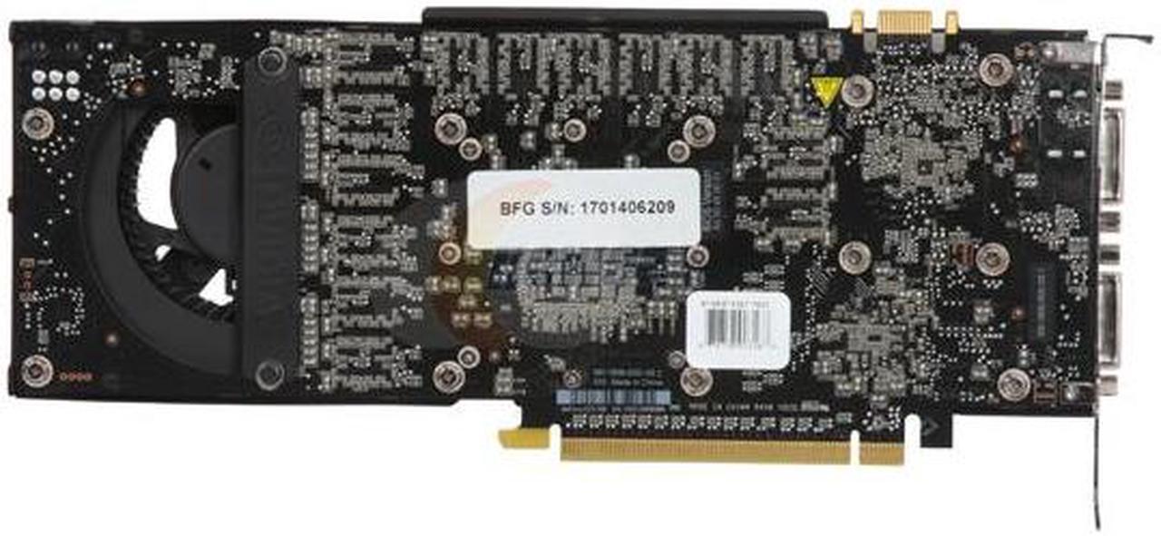 Alt view image 4 of 6 - BFG Tech GeForce GTX 295 1792MB GDDR3 PCI Express 2.0 x16 SLI Support Video Card BFGEGTX2951792E