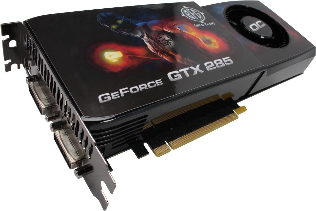 Main image of BFG Tech GeForce GTX 285 1GB GDDR3 PCI Express 2.0 x16 SLI Support Graphics Card BFGEGTX2851024OCE