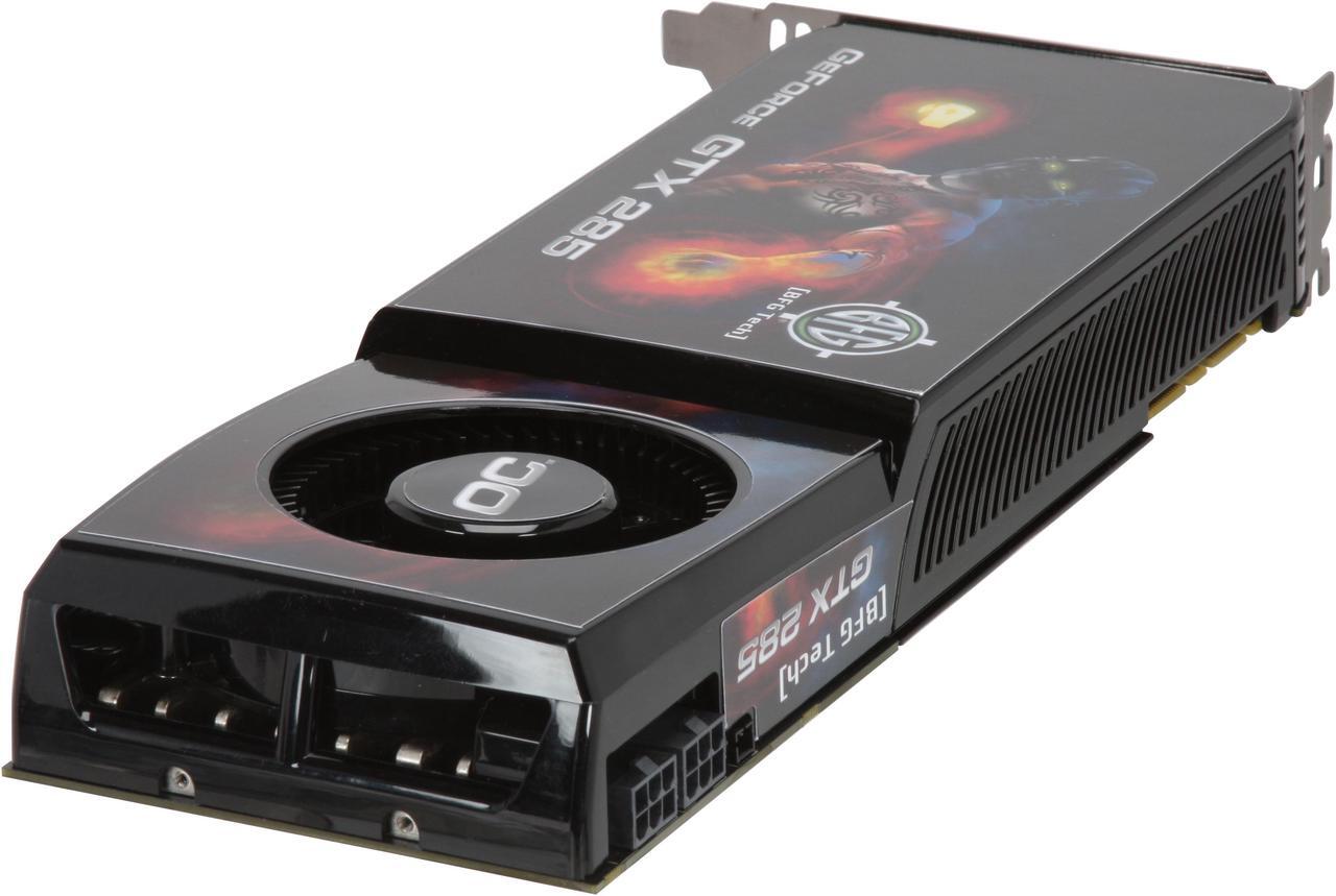 Alt view image 5 of 6 - BFG Tech GeForce GTX 285 1GB GDDR3 PCI Express 2.0 x16 SLI Support Graphics Card BFGEGTX2851024OCE