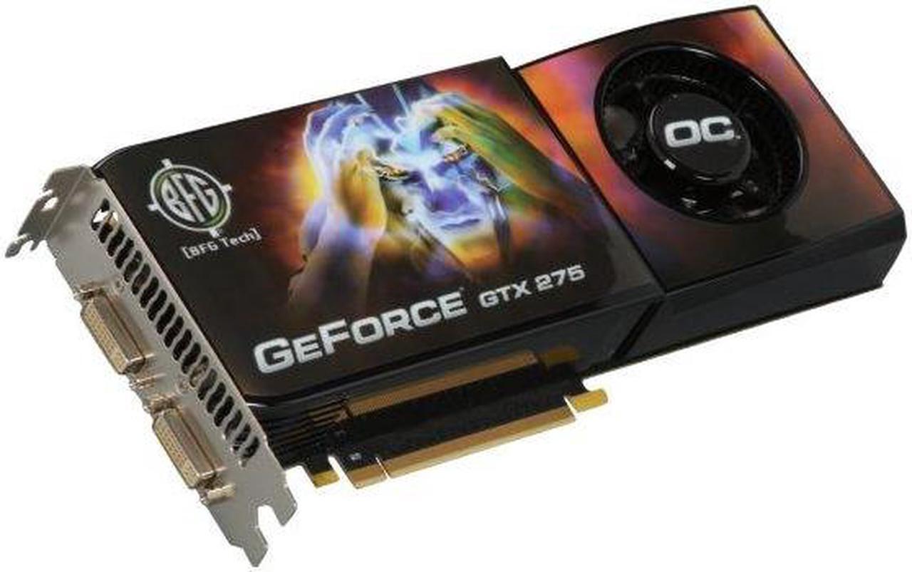 Main image of BFG Tech GeForce GTX 275 896MB GDDR3 PCI Express 2.0 x16 SLI Support Graphics Card BFGEGTX275896OCE