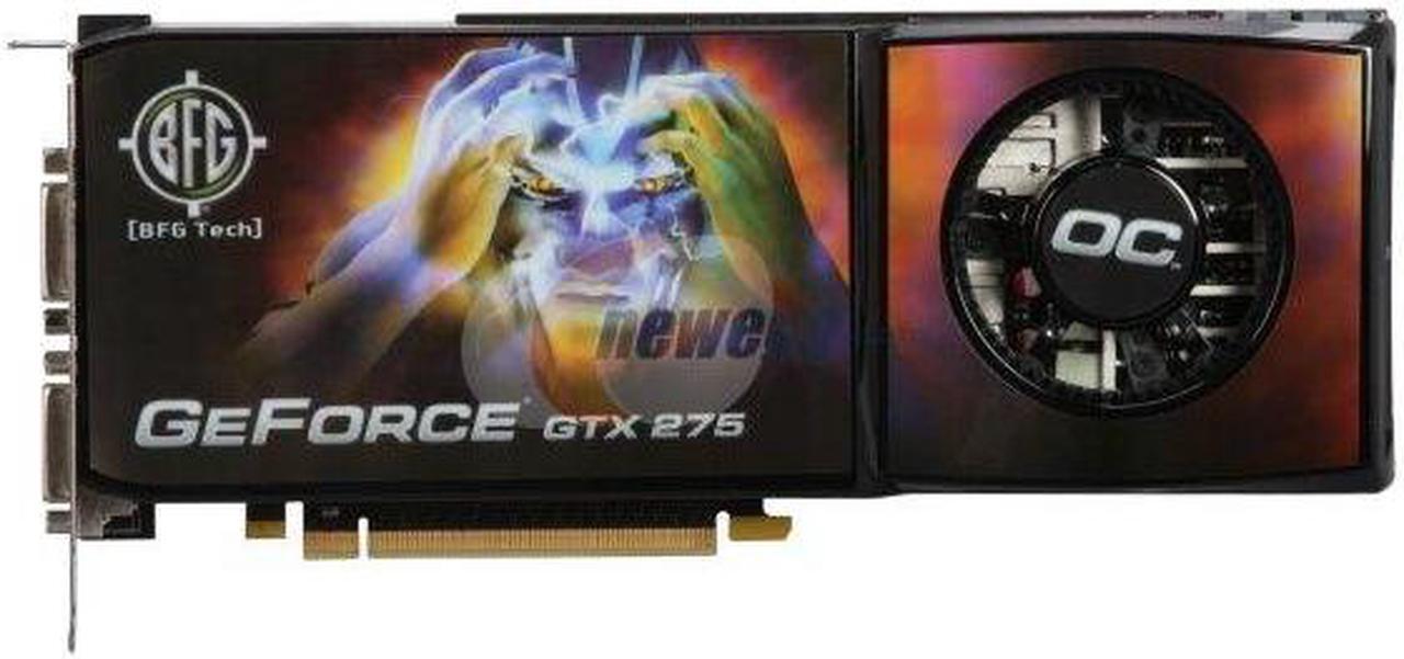 Alt view image 3 of 4 - BFG Tech GeForce GTX 275 896MB GDDR3 PCI Express 2.0 x16 SLI Support Graphics Card BFGEGTX275896OCE