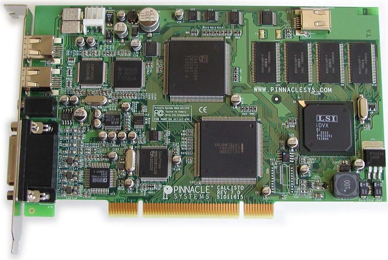 Alt view image 2 of 5 - Pinnacle Studio Deluxe V8 Video Capture and Editing Card