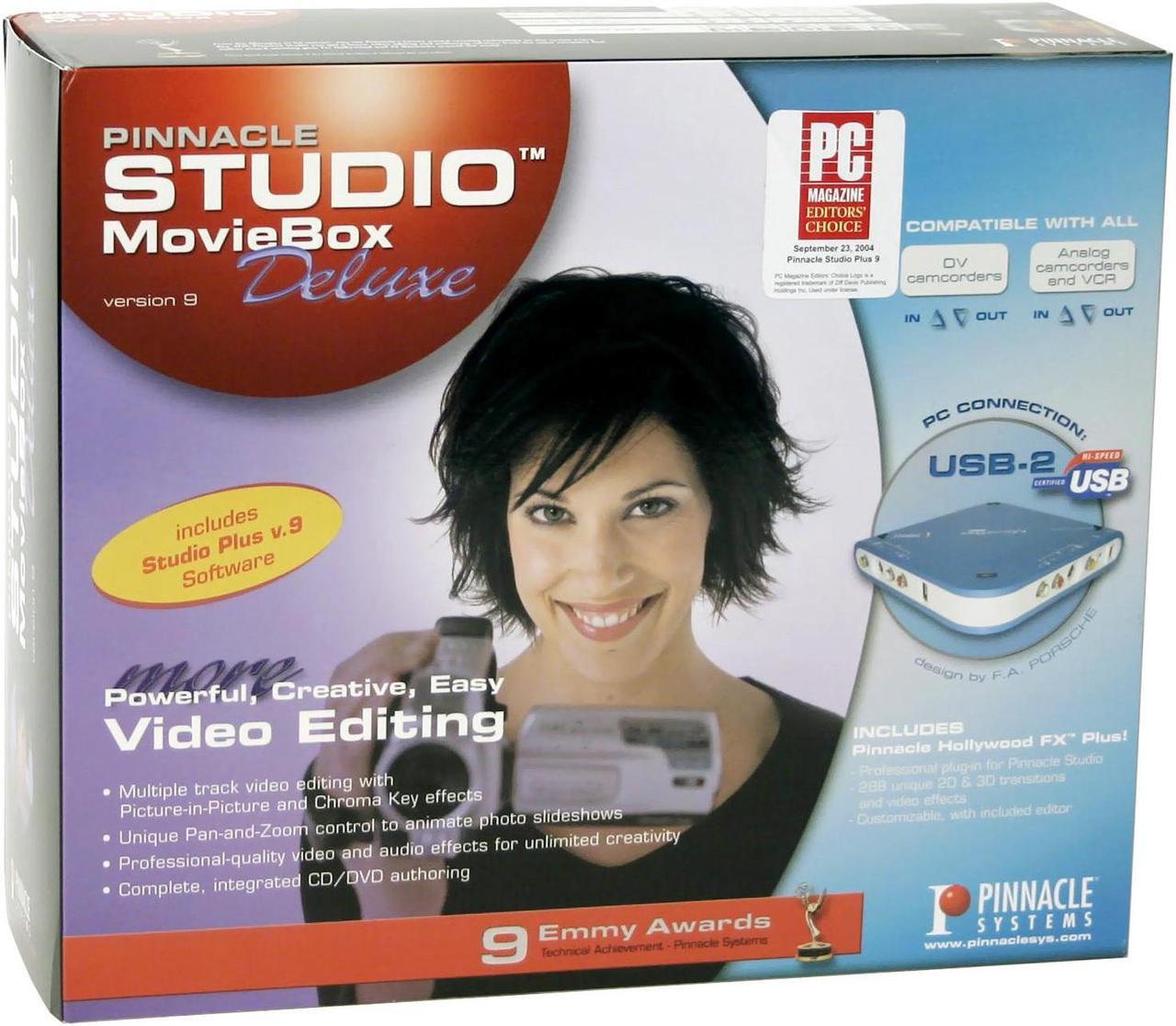 Alt view image 8 of 8 - Pinnacle Studio MovieBox Deluxe version 9 USB Video Editing Box