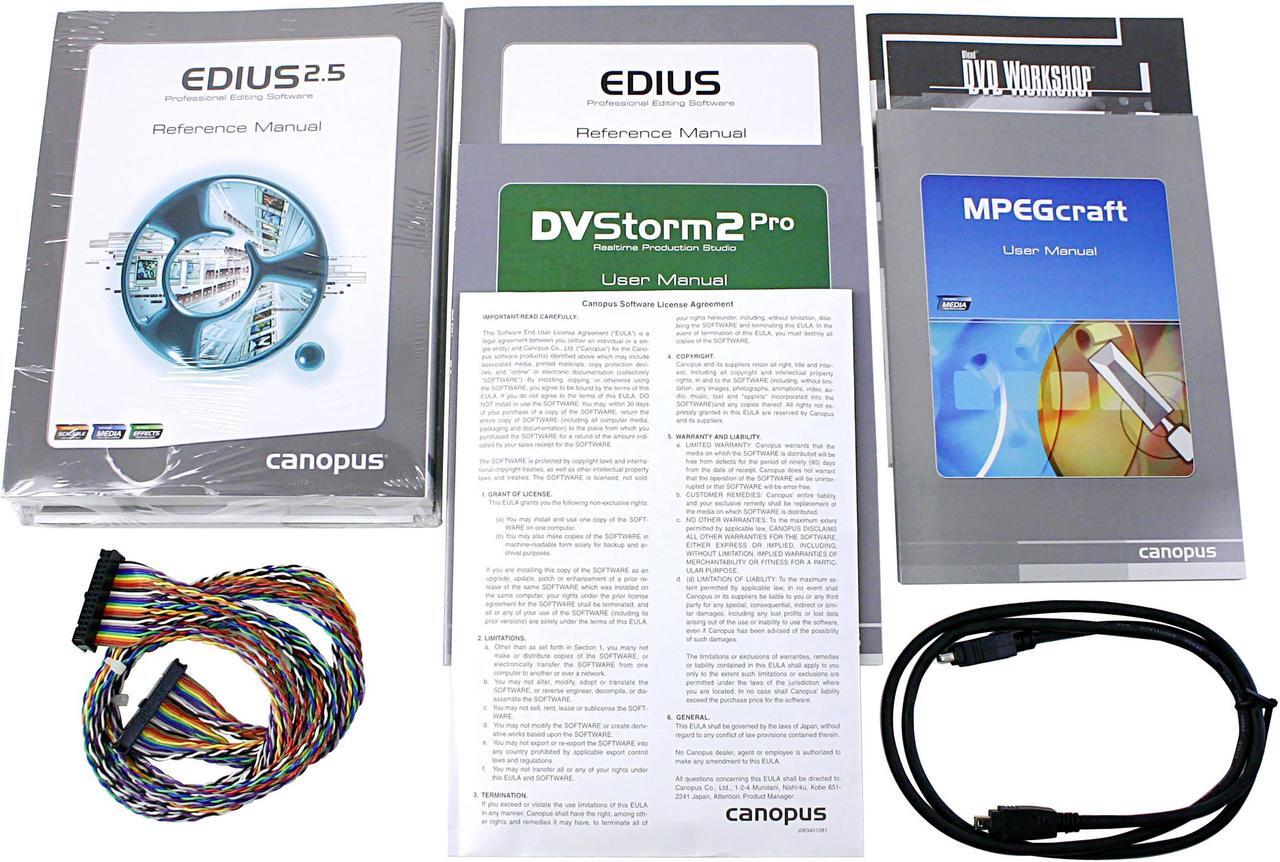 Alt view image 4 of 8 - Canopus / Grass Valley DVSTORM2 PRO Plus Real-Time DV Editing Solution DVStorm2 Pro Plus
