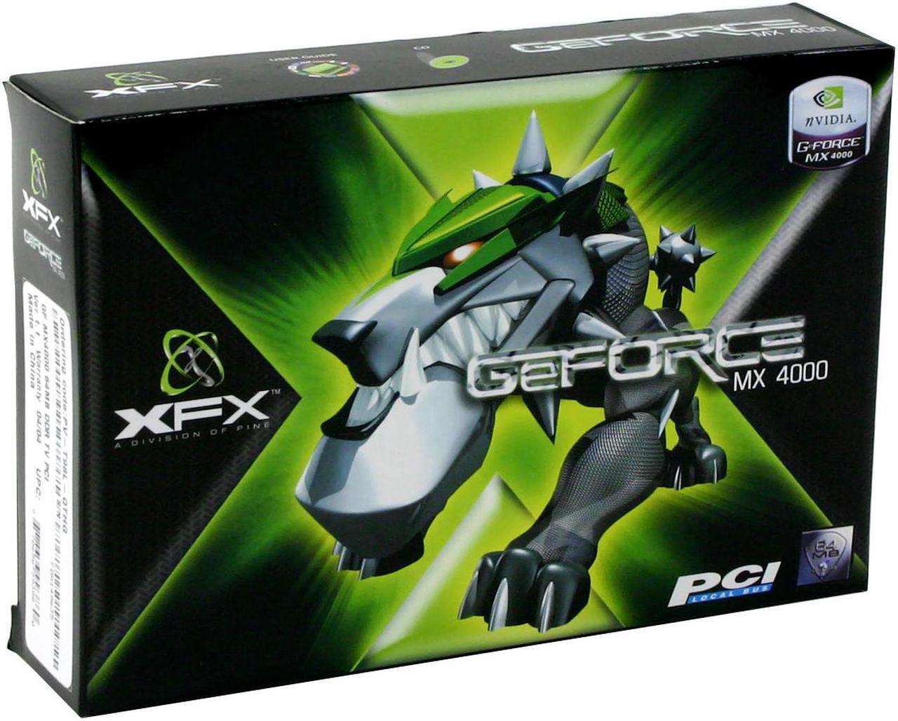Alt view image 5 of 5 - XFX GeForce MX4000 64MB DDR PCI Graphics Card PVT98LQT
