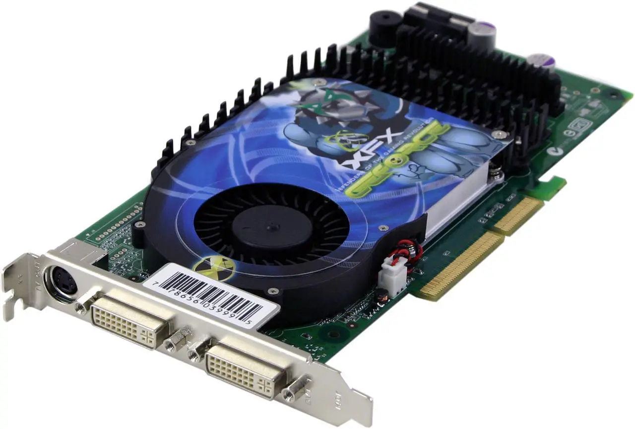 Main image of XFX GeForce 6800GT 256MB GDDR3 AGP 4X/8X Graphics Card PVT40AUD