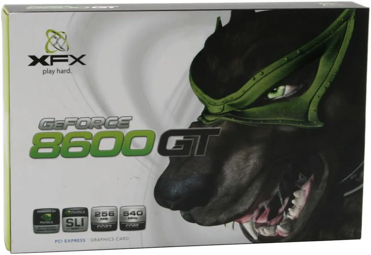 Alt view image 6 of 6 - XFX GeForce 8600 GT 256MB GDDR3 PCI Express x16 SLI Support Graphics Card PVT84JUDF3