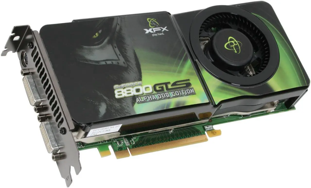 Main image of XFX GeForce 8800GTS (G92) 512MB GDDR3 PCI Express 2.0 x16 SLI Support Graphics Card PVT88GYDF4